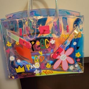 Purse iridescent bag Satchel